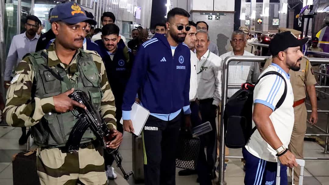 Indian Team Leaves For Dubai